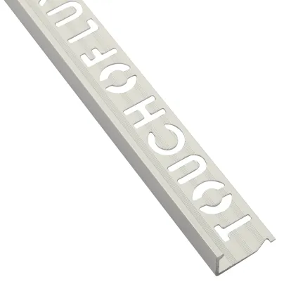 Beava Classic L-Shape Tile Trim Bright Silver